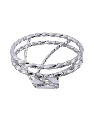 Full Double Twisted Swirl Steering Wheel Chrome.